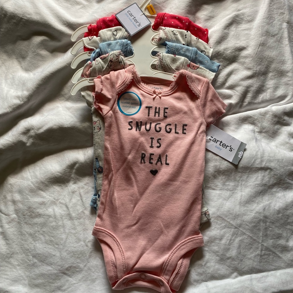5-pack newborn onesies